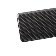 Adesivo decorativo per pannello posacenere per sedile posteriore in fibra di carbonio per auto per Infiniti Q50 / Q60, Rear Seat Ashtray Panel