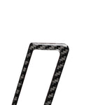 2 adesivi decorativi per cornice di uscita aria per colonna in fibra di carbonio per auto per Infiniti Q50 / Q60, A Column Air Outlet Frame