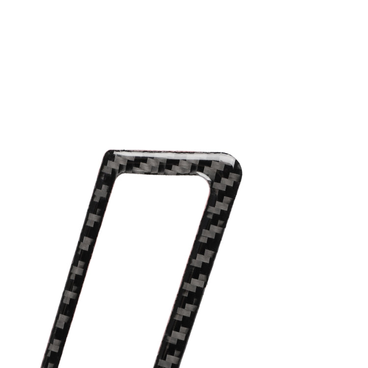 2 adesivi decorativi per cornice di uscita aria per colonna in fibra di carbonio per auto per Infiniti Q50 / Q60, A Column Air Outlet Frame