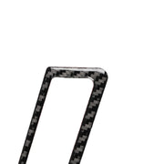 2 adesivi decorativi per cornice di uscita aria per colonna in fibra di carbonio per auto per Infiniti Q50 / Q60, A Column Air Outlet Frame