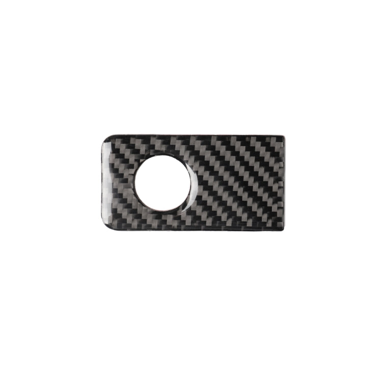 Adesivo decorativo per scatola portaoggetti per sedile passeggero anteriore in fibra di carbonio per auto per Infiniti Q50 / Q60, guida a sinistra, Front Passenger Seat Storage Box