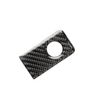 Adesivo decorativo per scatola portaoggetti per sedile passeggero anteriore in fibra di carbonio per auto per Infiniti Q50 / Q60, guida a sinistra, Front Passenger Seat Storage Box