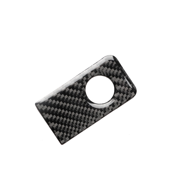 Adesivo decorativo per scatola portaoggetti per sedile passeggero anteriore in fibra di carbonio per auto per Infiniti Q50 / Q60, guida a sinistra, Front Passenger Seat Storage Box