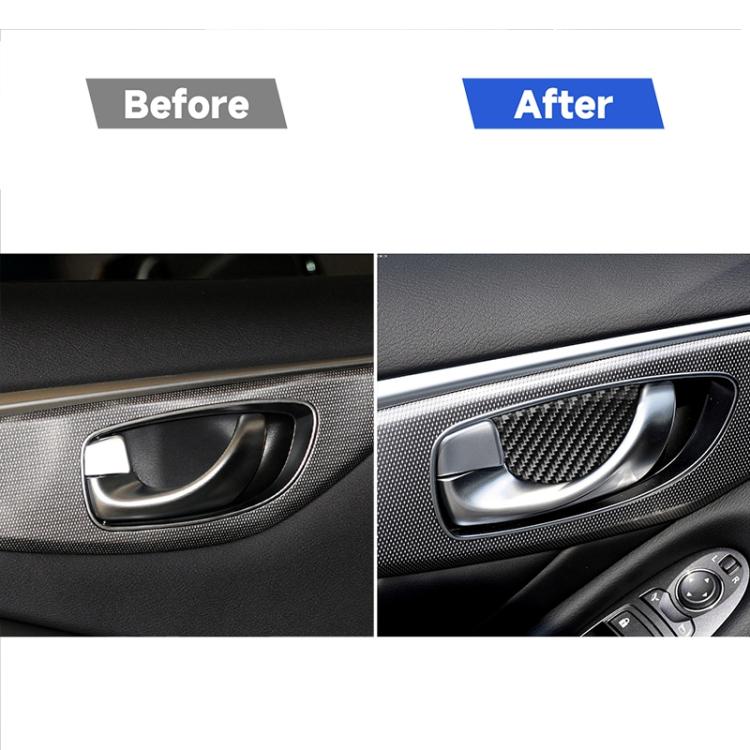 Adesivo decorativo maniglia interna porta Infiniti Q50 Q60