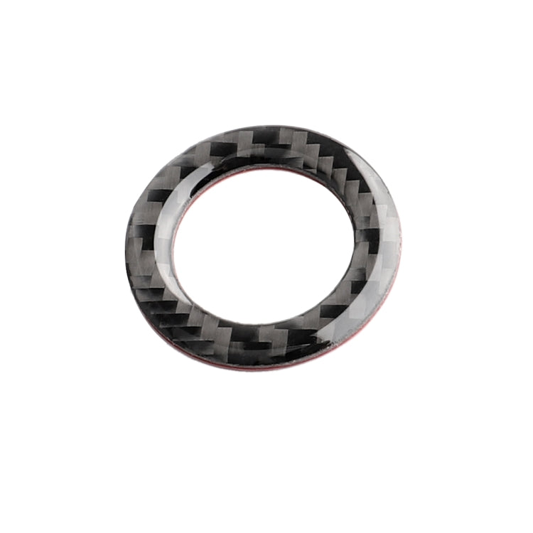 Adesivo decorativo per avvio con un solo pulsante in fibra di carbonio per auto per Infiniti Q50 / Q60, One-button Start