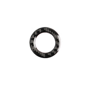 Adesivo decorativo per avvio con un solo pulsante in fibra di carbonio per auto per Infiniti Q50 / Q60, One-button Start