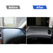 Adesivo decorativo per cruscotto lato destro in fibra di carbonio per auto per Infiniti Q50 / Q60, guida a sinistra, Right Side of the Dashboard