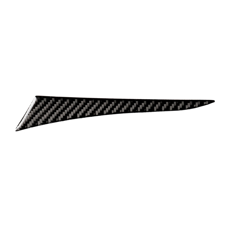 Adesivo decorativo per cruscotto lato sinistro in fibra di carbonio per auto per Infiniti Q50 / Q60, guida a sinistra, Left Side of the Dashboard