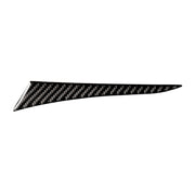 Adesivo decorativo per cruscotto lato sinistro in fibra di carbonio per auto per Infiniti Q50 / Q60, guida a sinistra, Left Side of the Dashboard