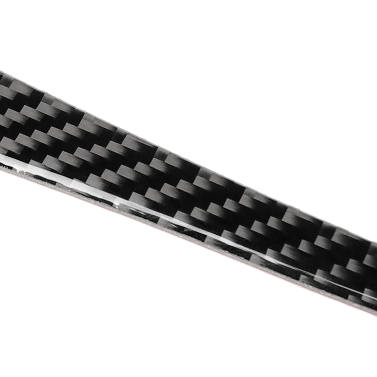 Adesivo decorativo per cruscotto lato sinistro in fibra di carbonio per auto per Infiniti Q50 / Q60, guida a sinistra, Left Side of the Dashboard