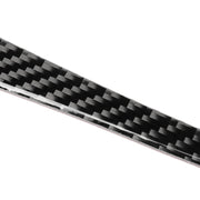 Adesivo decorativo per cruscotto lato sinistro in fibra di carbonio per auto per Infiniti Q50 / Q60, guida a sinistra, Left Side of the Dashboard