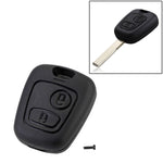 2 coperture per chiave telecomando auto 307 bocca per PSA Peugeot Citroen, For PSA Peugeot Citroen
