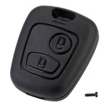 2 coperture per chiave telecomando auto 307 bocca per PSA Peugeot Citroen, For PSA Peugeot Citroen