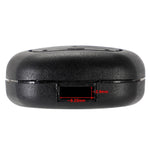 2 coperture per chiave telecomando auto 307 bocca per PSA Peugeot Citroen, For PSA Peugeot Citroen