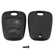 2 coperture per chiave telecomando auto 307 bocca per PSA Peugeot Citroen, For PSA Peugeot Citroen