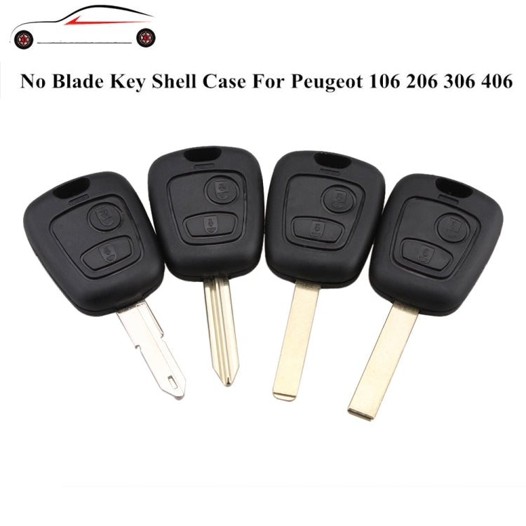 2 coperture per chiave telecomando auto 307 bocca per PSA Peugeot Citroen, For PSA Peugeot Citroen