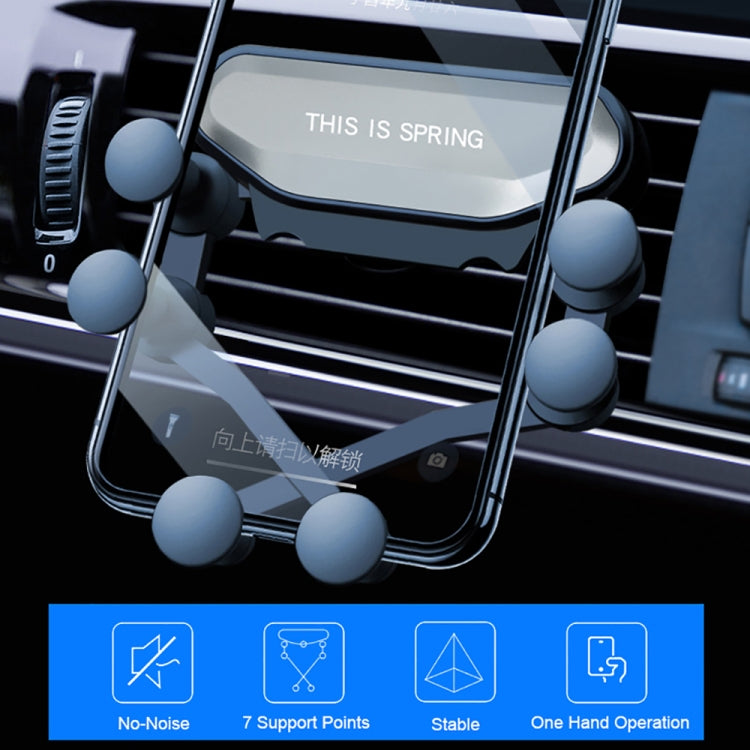 Supporto auto a gravità per smartphone con sei artigli