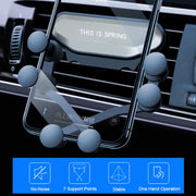Staffa per supporto per telefono cellulare a gravità a sei artigli con presa d'aria per auto, Six-claw Phone Holder(Black), Six-claw Phone Holder(Red), Six-claw Phone Holder(Silver)