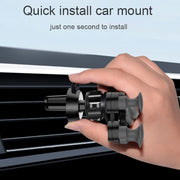 Staffa per supporto per telefono cellulare a gravità a sei artigli con presa d'aria per auto, Six-claw Phone Holder(Black), Six-claw Phone Holder(Red), Six-claw Phone Holder(Silver)