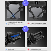 Staffa per supporto per telefono cellulare a gravità a sei artigli con presa d'aria per auto, Six-claw Phone Holder(Black), Six-claw Phone Holder(Red), Six-claw Phone Holder(Silver)