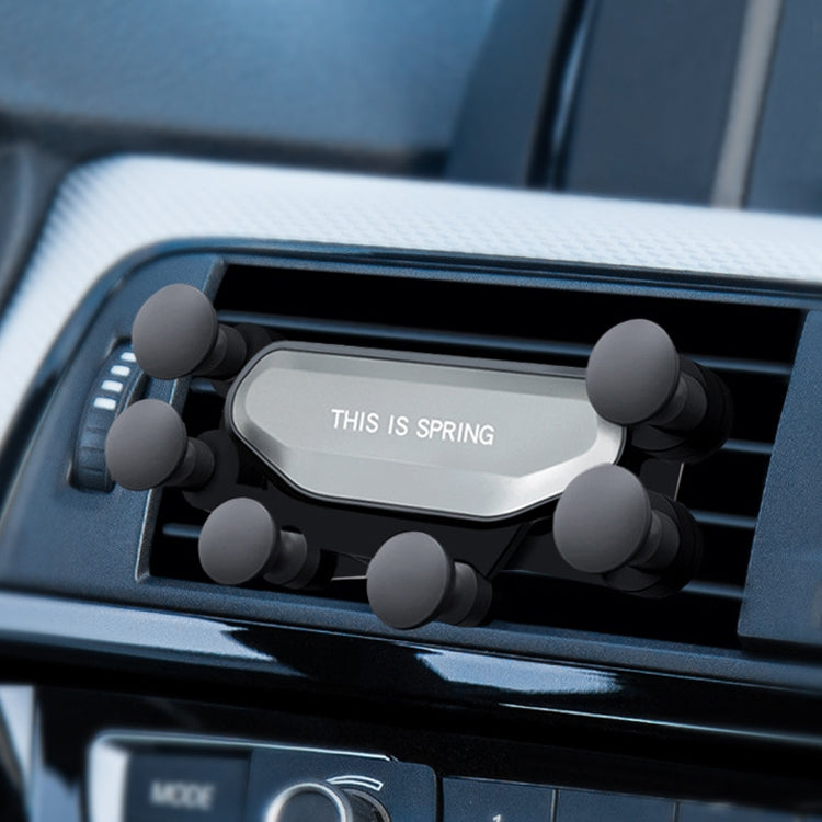 Supporto auto a gravità per smartphone con sei artigli