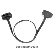 Cavo esteso diagnostico OBD per auto 16PIN Cavo OBD2 maschio-femmina, lunghezza cavo: 30 cm, 30cm