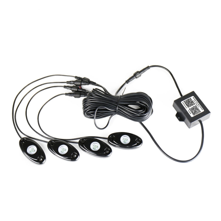 Lampada decorativa per illuminazione colorata 4 in 1 per auto universale Controllo APP RGB Telaio Atmosfera Luci, Car APP Control Atmosphere Lights