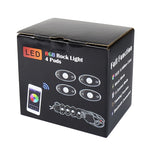 Lampada decorativa per illuminazione colorata 4 in 1 per auto universale Controllo APP RGB Telaio Atmosfera Luci, Car APP Control Atmosphere Lights