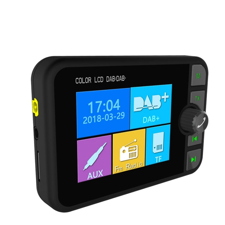 DAB-C6 Ricevitore radio digitale DAB per auto Lettore MP3 Bluetooth Trasmettitore FM, DAB-C6