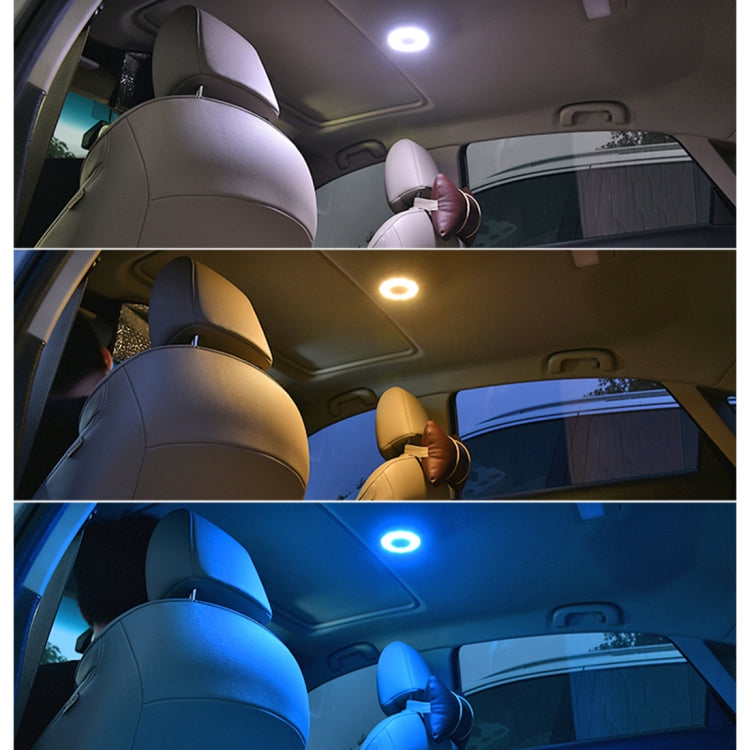 Lampada da lettura rotonda per auto DC 5V 2W