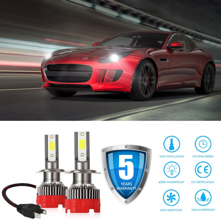 2 PZ EV18 H7 DC9-30V 20W 6000K 2500LM Lampade per fari LED per auto, EV18-H7
