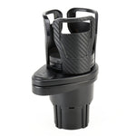 Portabevande multifunzionale per portabicchieri con struttura in fibra di carbonio universale per auto, Carbon Fiber Texture