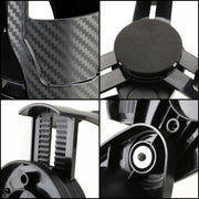 Portabevande multifunzionale per portabicchieri con struttura in fibra di carbonio universale per auto, Carbon Fiber Texture