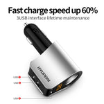 Adattatore caricabatterie auto 3 USB 80W HY101