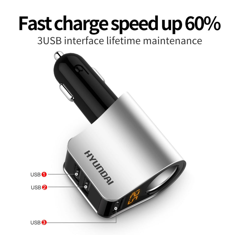 Adattatore caricabatterie auto 3 USB 80W HY101