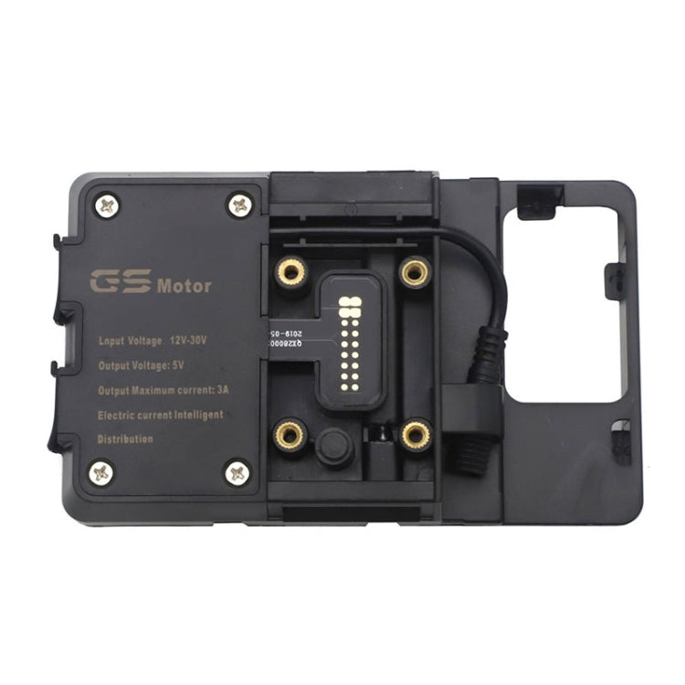 Staffa per caricabatterie USB per supporto per telefono cellulare per moto, USB Charger Bracket
