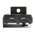 Staffa per caricabatterie USB per supporto per telefono cellulare per moto, USB Charger Bracket