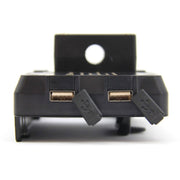 Staffa per caricabatterie USB per supporto per telefono cellulare per moto, USB Charger Bracket