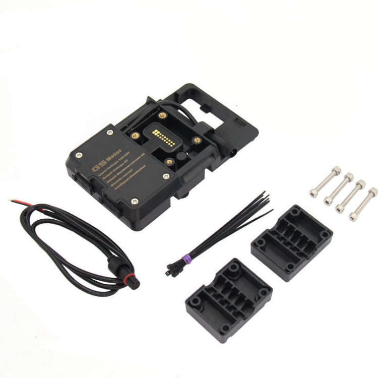 Staffa per caricabatterie USB per supporto per telefono cellulare per moto, USB Charger Bracket