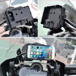 Staffa per caricabatterie USB per supporto per telefono cellulare per moto, USB Charger Bracket