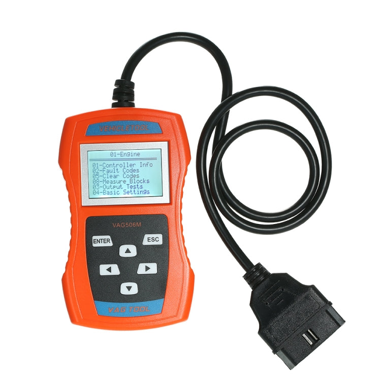 VAG506M Mini lettore di codici per auto OBD2 Strumento diagnostico rilevatore di guasti, versione nordica, VAG506M, Nordic Version