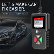 Strumento diagnostico per rilevatore di guasti OBD2 per mini lettore di codici per auto YA101, YA101