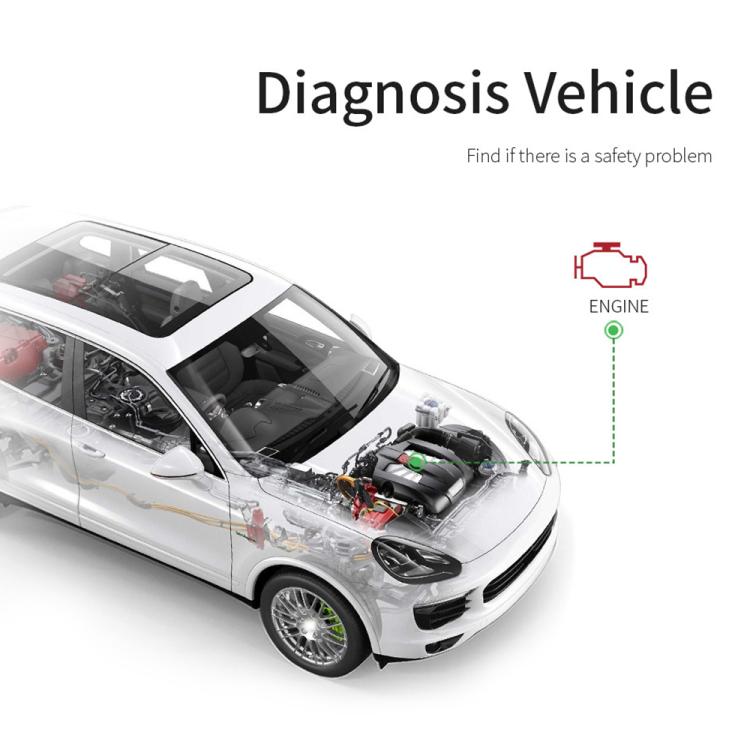 Strumento diagnostico per rilevatore di guasti OBD2 per mini lettore di codici per auto YA101, YA101