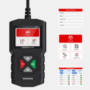 Strumento diagnostico per rilevatore di guasti OBD2 per mini lettore di codici per auto YA201, YA201