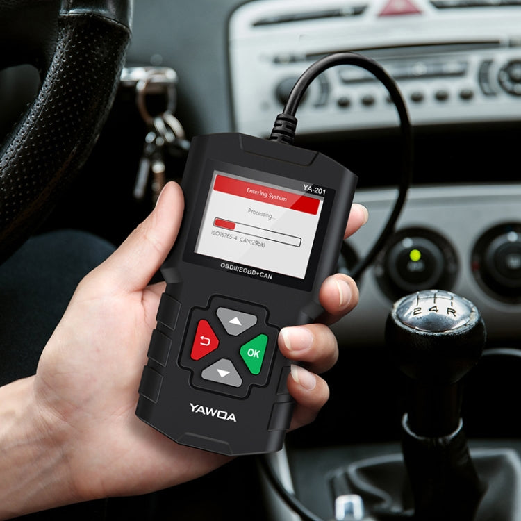 Strumento diagnostico per rilevatore di guasti OBD2 per mini lettore di codici per auto YA201, YA201