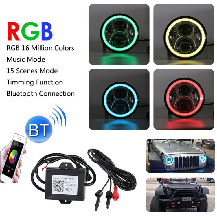 Faro LED 7 pollici 50W 6000K per Jeep Wrangler DC12V