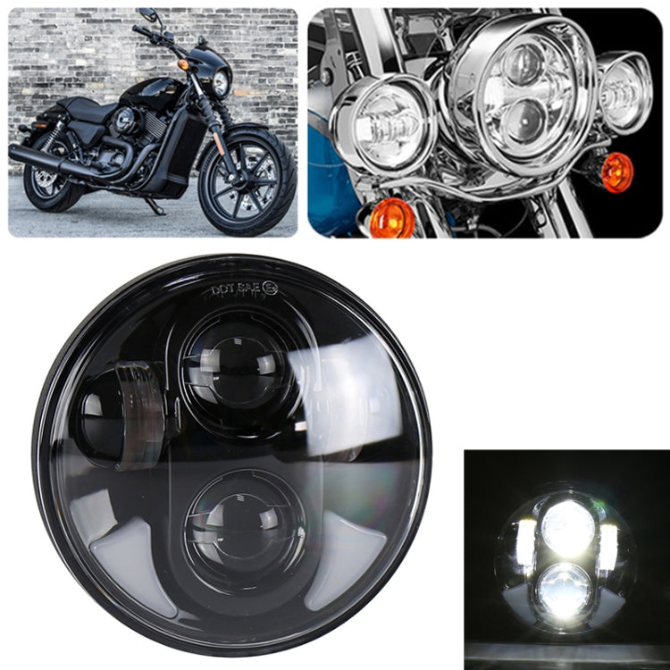 Faro LED per auto da 5,75 pollici DC12V 6000K-6500K 40W per Harley, 5.75 inch, 40W