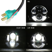 Faro LED per auto da 5,75 pollici DC12V 6000K-6500K 40W per Harley, 5.75 inch, 40W