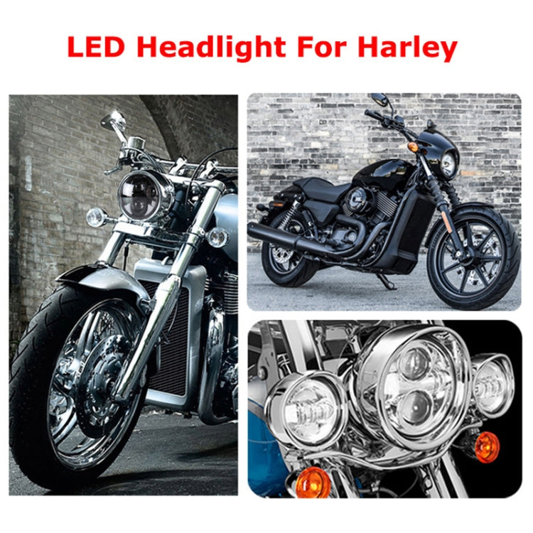 Faro LED per auto da 5,75 pollici DC12V 6000K-6500K 40W per Harley, 5.75 inch, 40W