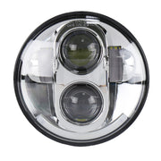 Faro LED per auto da 5,75 pollici DC12V 6000K-6500K 40W per Harley, 5.75 inch (Silver), DC12V 40W